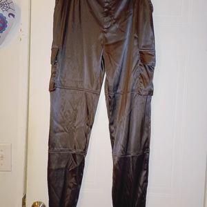 COPY - Fashion Nova Satin black pants, size L